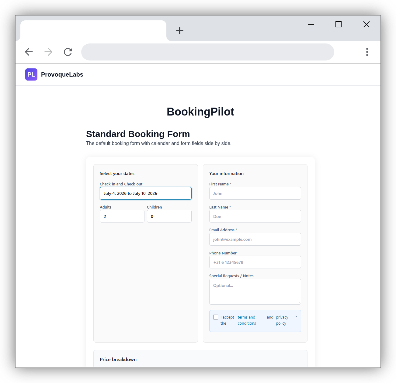 ProvoqueLabs Plugins
